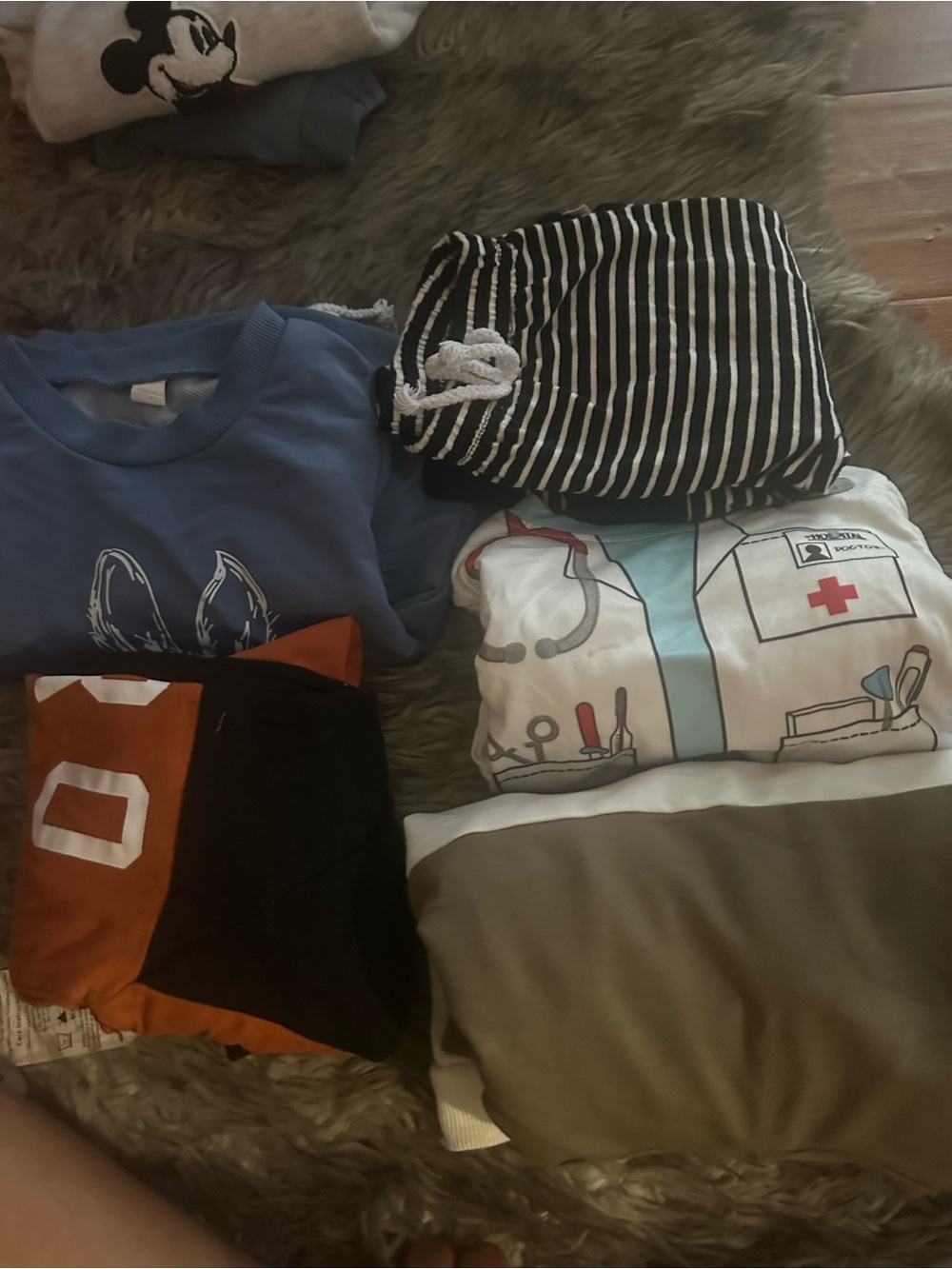 Amazon Kids Pajama Set - Blue, Black, White, Orange, Gray